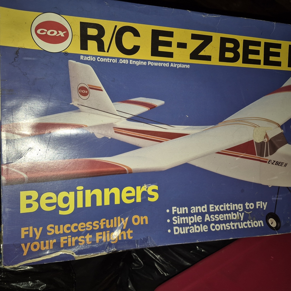 CO R/C E-Z Bee II Airplane - Red and White